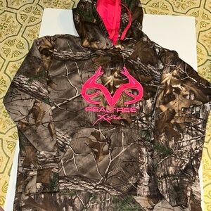 Women's large real tree hoodie